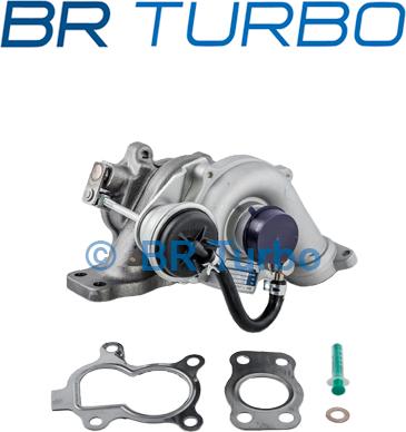 BR Turbo BRTX7757 - Турбина, компрессор www.autospares.lv