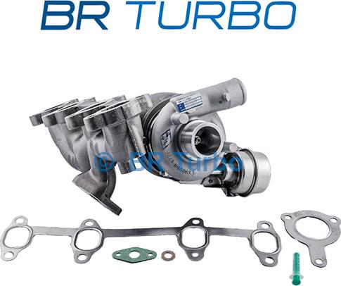 BR Turbo BRTX7762 - Турбина, компрессор www.autospares.lv