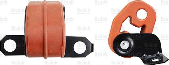 BRÜCK GERMANY 6Q0253144B - Kronšteins, Trokšņa slāpētājs autospares.lv