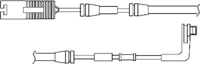 BSF 09029 - Indikators, Bremžu uzliku nodilums www.autospares.lv