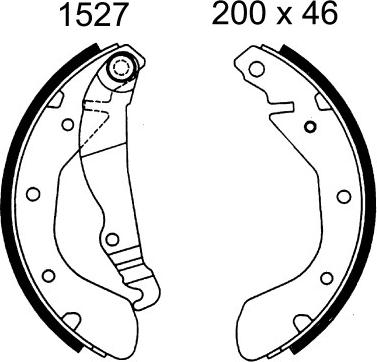 BSF 07220 - Bremžu loku komplekts autospares.lv