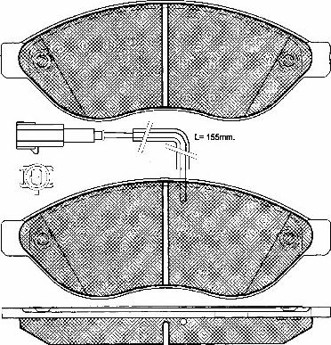 BSF 10990 - Bremžu uzliku kompl., Disku bremzes autospares.lv