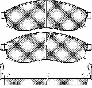 BSF 10956 - Bremžu uzliku kompl., Disku bremzes www.autospares.lv