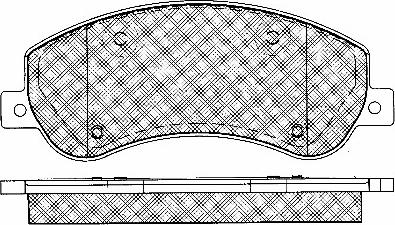 BSF 10986 - Bremžu uzliku kompl., Disku bremzes www.autospares.lv