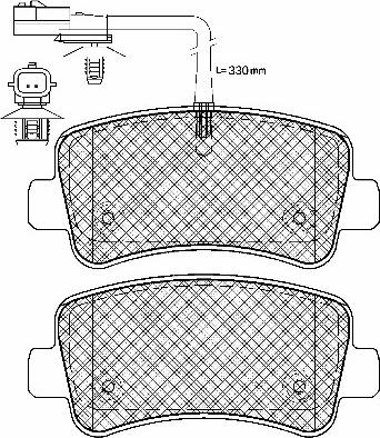 Pagid 8DB 355 015-301 - Bremžu uzliku kompl., Disku bremzes autospares.lv