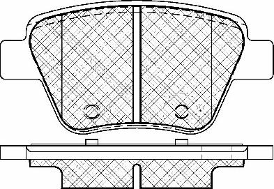 BSF 10987 - Тормозные колодки, дисковые, комплект www.autospares.lv