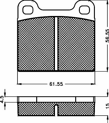 BSF 10435 - Bremžu uzliku kompl., Disku bremzes www.autospares.lv