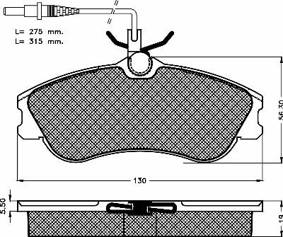 BSF 10426 - Bremžu uzliku kompl., Disku bremzes autospares.lv