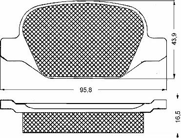 Triscan 1100-0986495291 - Bremžu uzliku kompl., Disku bremzes autospares.lv