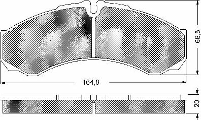 BSF 10582 - Bremžu uzliku kompl., Disku bremzes www.autospares.lv