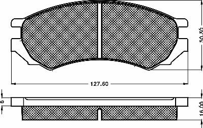 BSF 10524 - Bremžu uzliku kompl., Disku bremzes autospares.lv