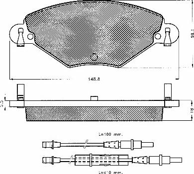 Quinton Hazell QFD4535AF - Bremžu uzliku kompl., Disku bremzes www.autospares.lv