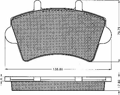 Permafuse PE.0783.0 - Bremžu uzliku kompl., Disku bremzes autospares.lv