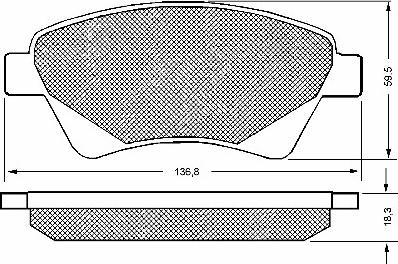 Valeo 597391 - Тормозные колодки, дисковые, комплект www.autospares.lv