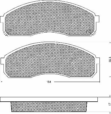 Meyle MBP0410 - Bremžu uzliku kompl., Disku bremzes www.autospares.lv