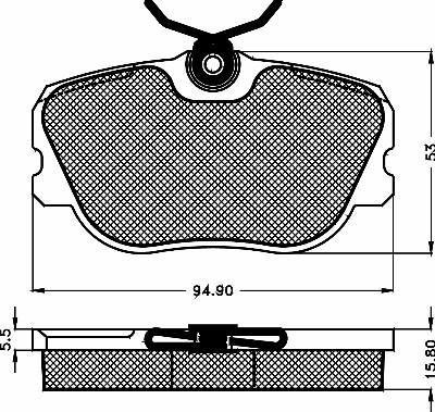 Spidan 31491 - Bremžu uzliku kompl., Disku bremzes www.autospares.lv