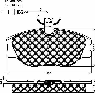 BSF 10133 - Bremžu uzliku kompl., Disku bremzes www.autospares.lv