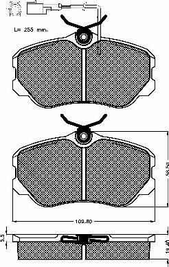 BSF 10137 - Bremžu uzliku kompl., Disku bremzes autospares.lv