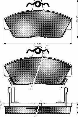 FTE BL1412A4 - Brake Pad Set, disc brake www.autospares.lv