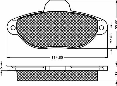 BSF 10359 - Bremžu uzliku kompl., Disku bremzes www.autospares.lv