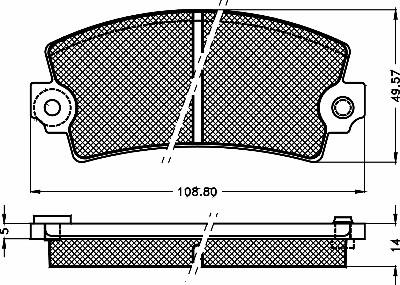 BSF 10323 - Bremžu uzliku kompl., Disku bremzes www.autospares.lv