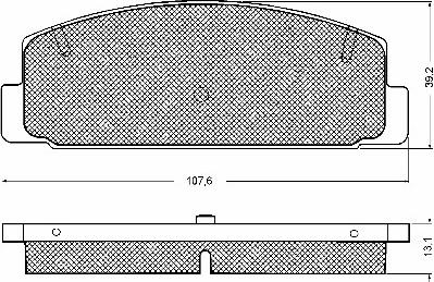 BSF 10746 - Bremžu uzliku kompl., Disku bremzes www.autospares.lv