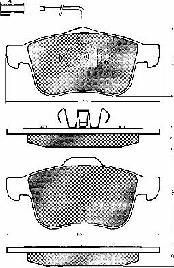 BSF 10754 - Bremžu uzliku kompl., Disku bremzes www.autospares.lv