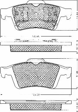 DJ Parts BP1414 - Тормозные колодки, дисковые, комплект www.autospares.lv