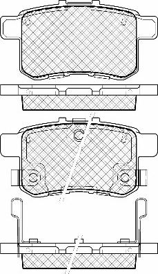 Triscan 1100-0986494338 - Bremžu uzliku kompl., Disku bremzes www.autospares.lv