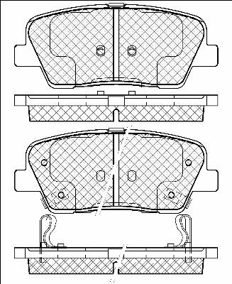 BSF 20051 - Bremžu uzliku kompl., Disku bremzes www.autospares.lv