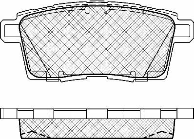 BSF 20068 - Brake Pad Set, disc brake www.autospares.lv