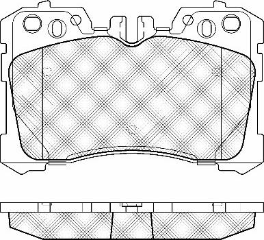 HELLA PAGID 355030611 - Bremžu uzliku kompl., Disku bremzes www.autospares.lv