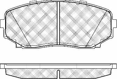 BSF 20067 - Brake Pad Set, disc brake www.autospares.lv