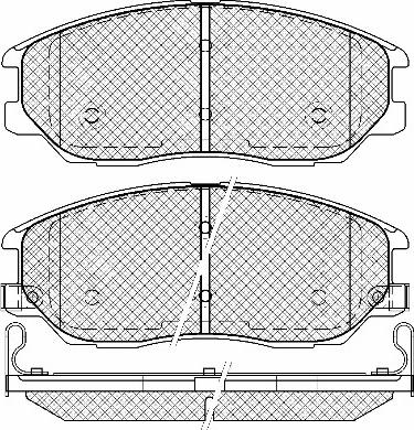 BSF 20087 - Bremžu uzliku kompl., Disku bremzes www.autospares.lv