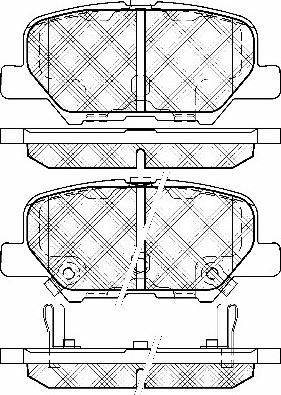 BSF 20025 - Bremžu uzliku kompl., Disku bremzes www.autospares.lv