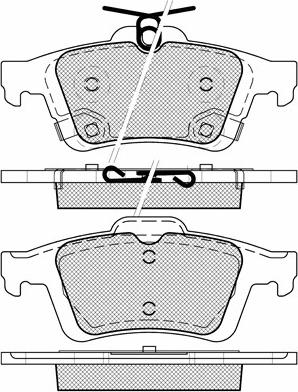 BSF 20190 - Bremžu uzliku kompl., Disku bremzes www.autospares.lv