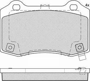 BSF 20145 - Bremžu uzliku kompl., Disku bremzes www.autospares.lv