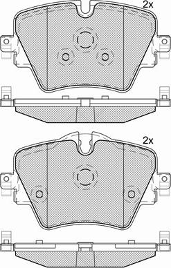 Japanparts JPA0107AF - Bremžu uzliku kompl., Disku bremzes www.autospares.lv