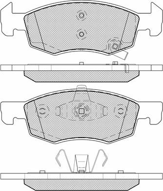 BSF 20169 - Bremžu uzliku kompl., Disku bremzes www.autospares.lv