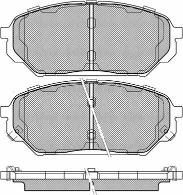 HELLA 8DB 355 036-081 - Bremžu uzliku kompl., Disku bremzes www.autospares.lv