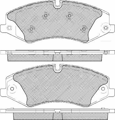 Febi Bilstein 222428 - Brake Pad Set, disc brake www.autospares.lv