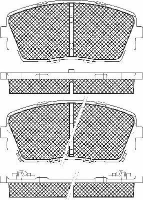 Ferodo FSL4825 - Тормозные колодки, дисковые, комплект www.autospares.lv