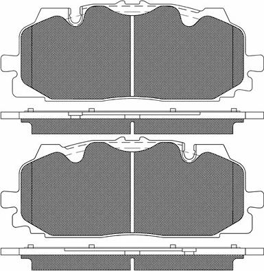 BSF 20235 - Bremžu uzliku kompl., Disku bremzes www.autospares.lv