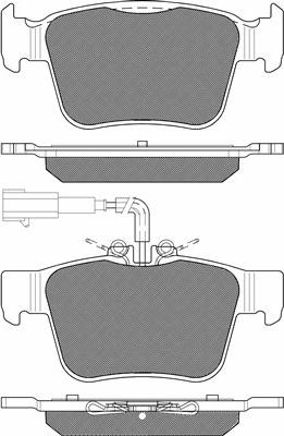 ATE 607333 - Bremžu uzliku kompl., Disku bremzes www.autospares.lv