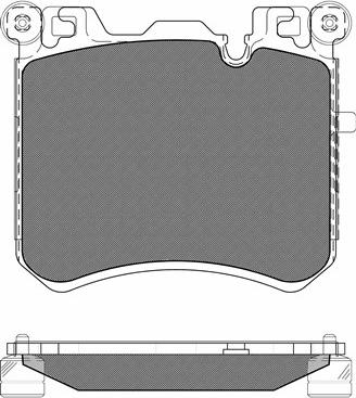 BSF 20228 - Тормозные колодки, дисковые, комплект www.autospares.lv