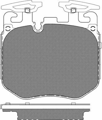 BOSCH 986424431 - Bremžu uzliku kompl., Disku bremzes www.autospares.lv