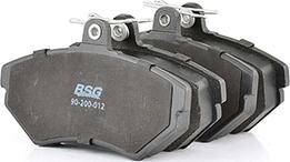 BSG BSG 90-200-012 - Тормозные колодки, дисковые, комплект www.autospares.lv