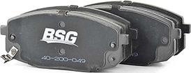 BSG BSG 40-200-049 - Brake Pad Set, disc brake www.autospares.lv