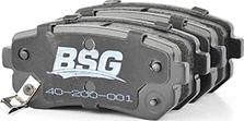 BSG BSG 40-200-001 - Тормозные колодки, дисковые, комплект www.autospares.lv