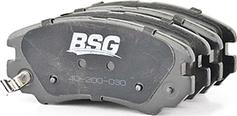 BSG BSG 40-200-030 - Brake Pad Set, disc brake www.autospares.lv